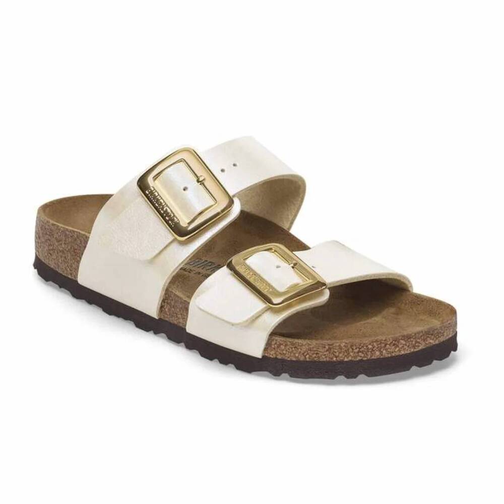 NEW BIRKENSTOCK women's sydney luxe buckle birko-flor boot in white